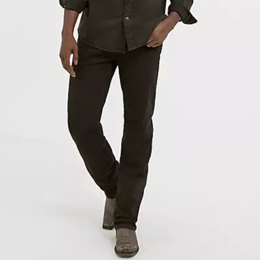 Wrangler Men's Black Jeans regular Fit